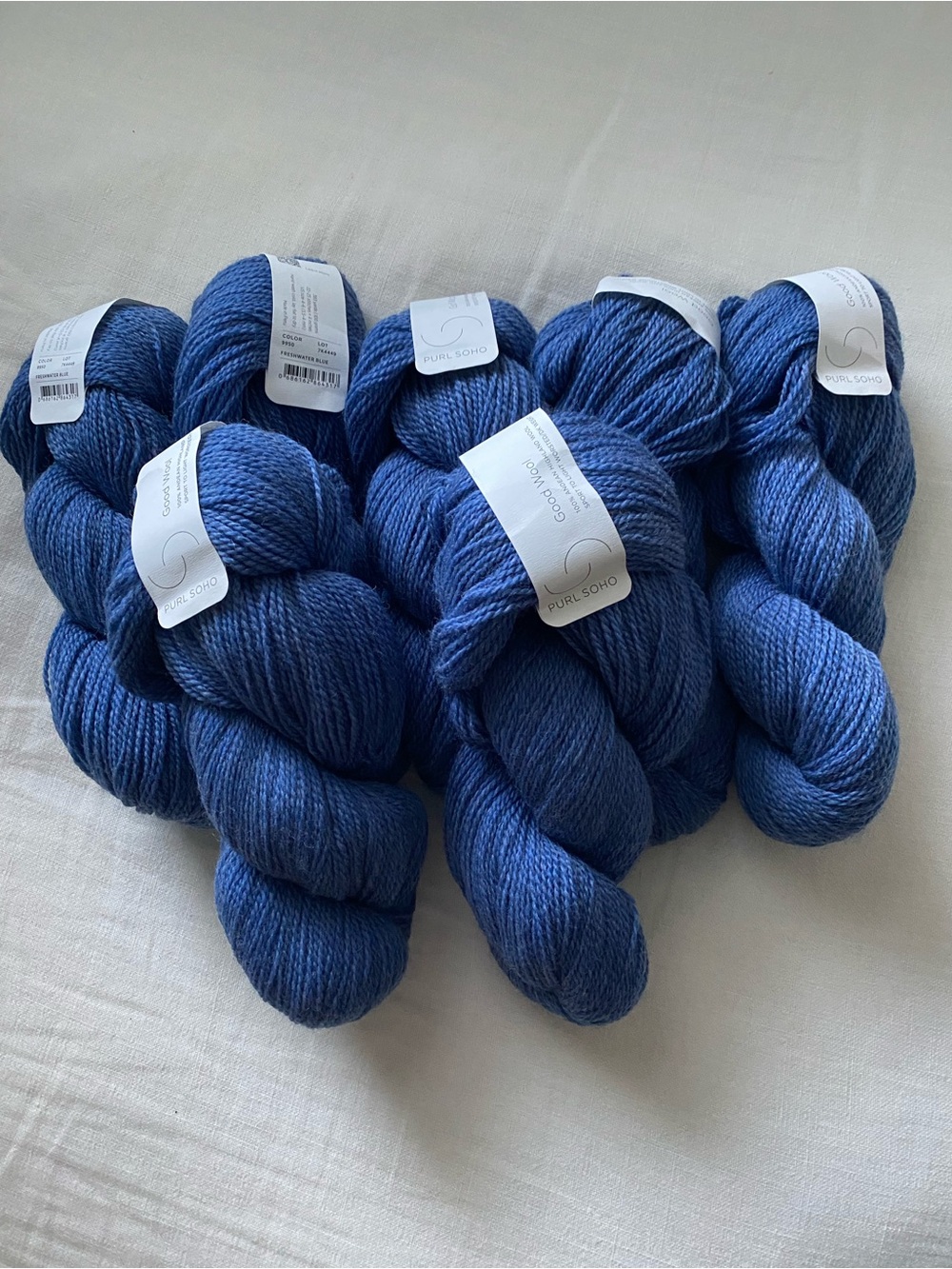 NWT Purl Soho Good Wool Freshwater Blue